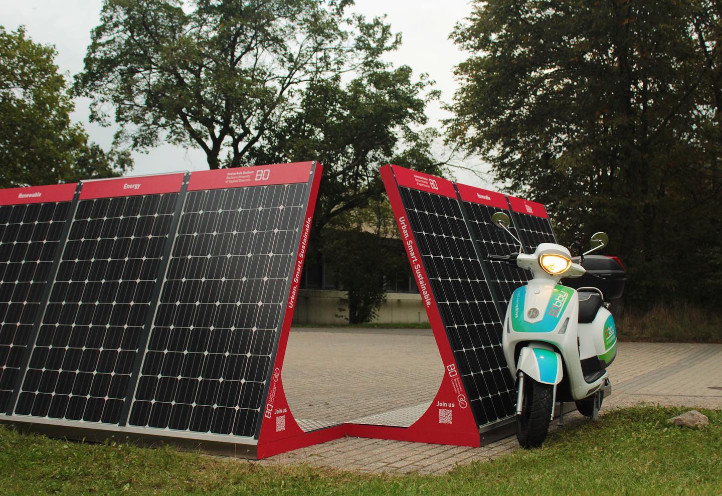 Estación de carga aislada para una micromovilidad sostenible