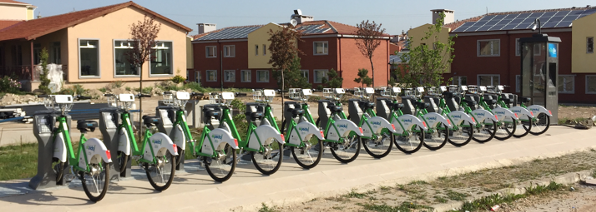 E-Bikes and Charging Stations