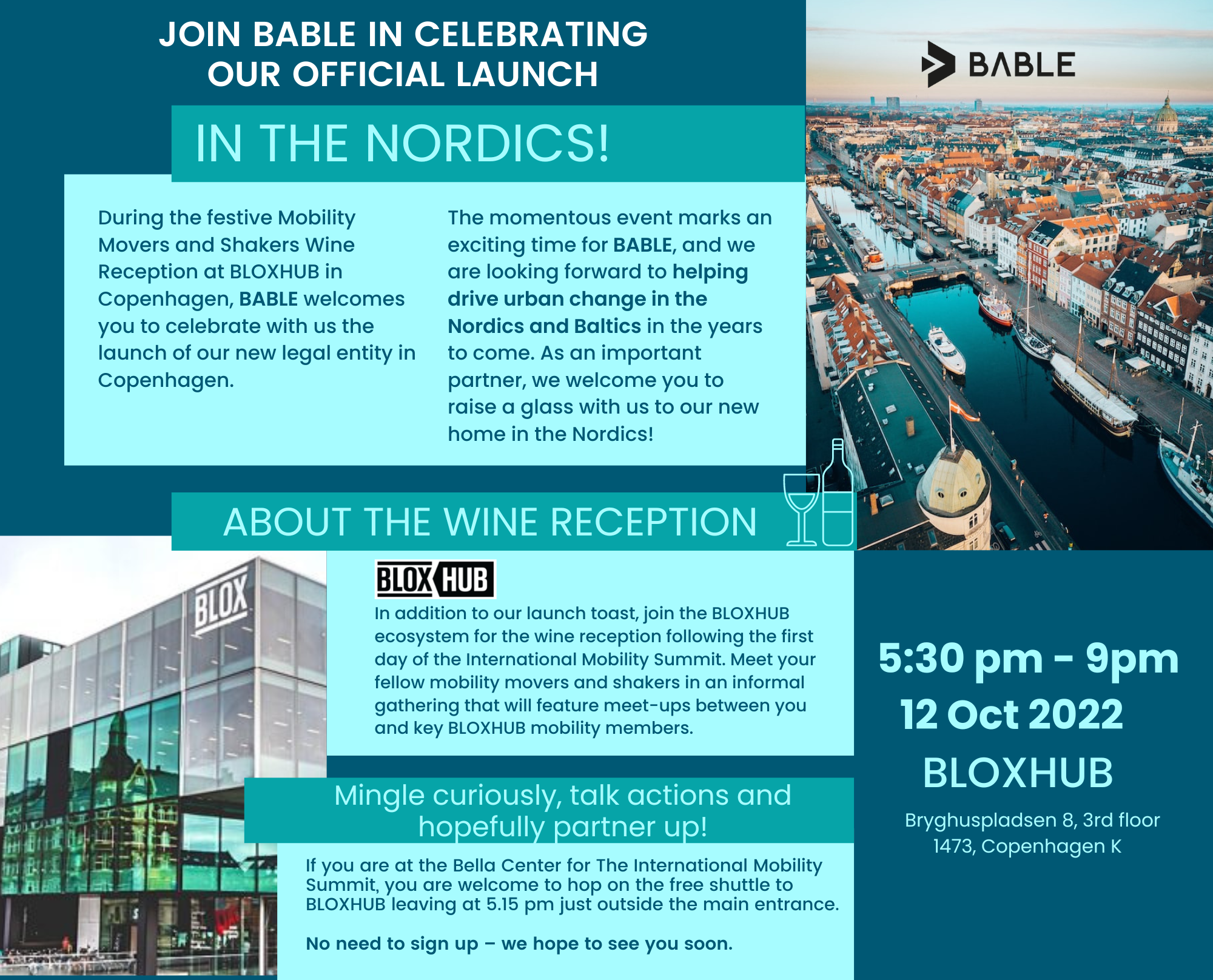 BABLE Smart Cities official launch in the Nordics