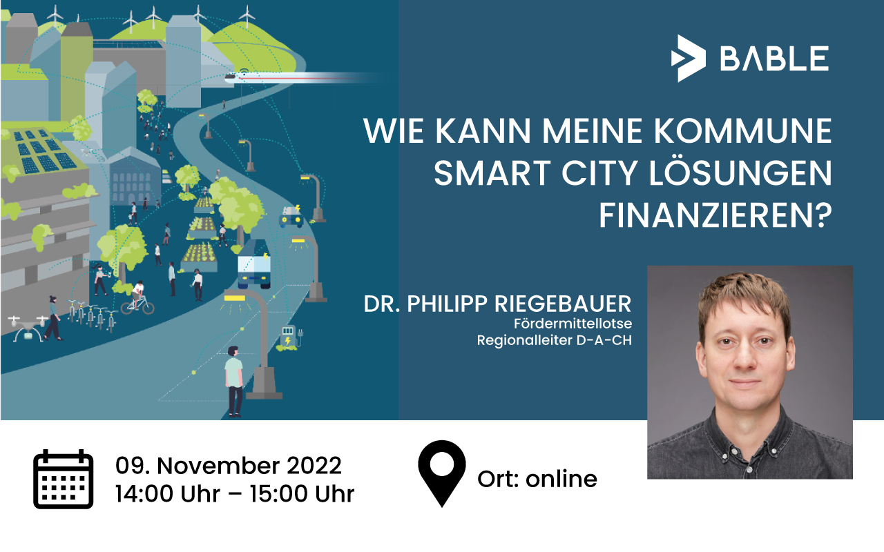 Wie kann meine Kommune Smart City Lösungen finanzieren?