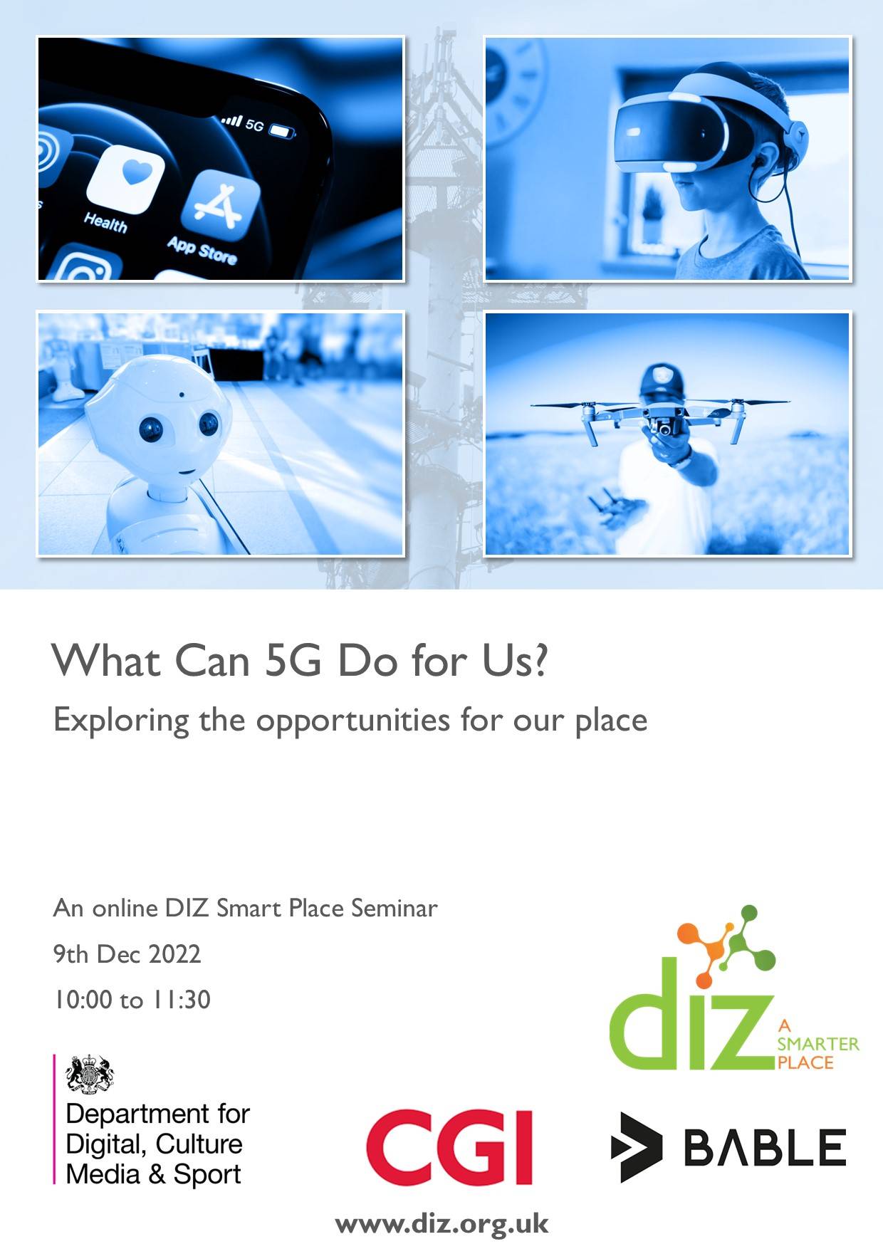 'What Can 5G Do for Us?': A DIZ Smart Place Seminar