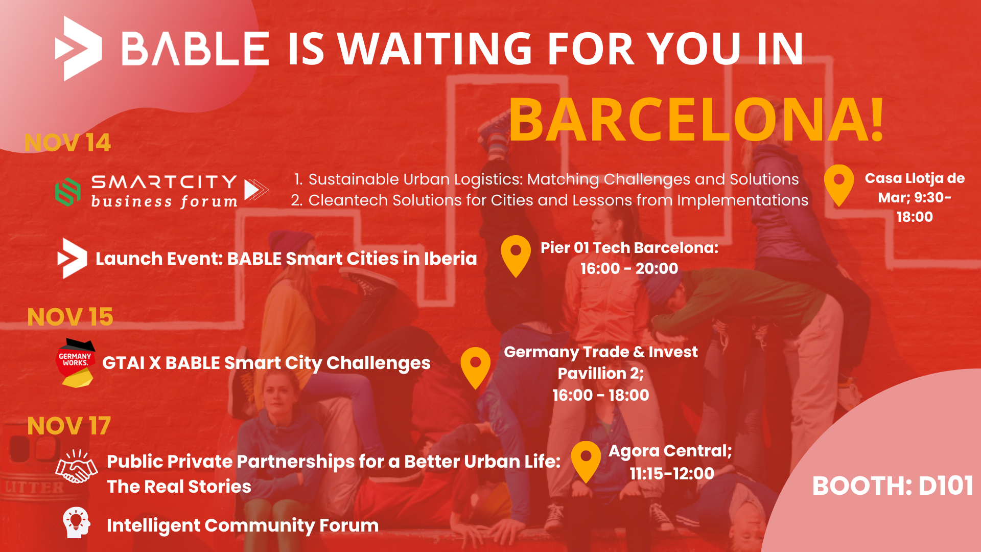 BABLE activities: "The Smart City Expo World Congress"