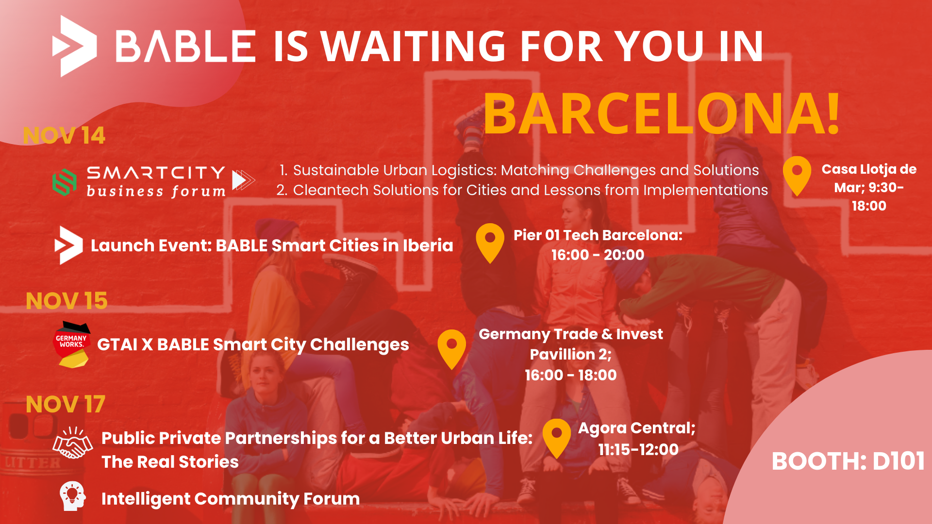 Actividades de BABLE: "The Smart City Expo World Congress"