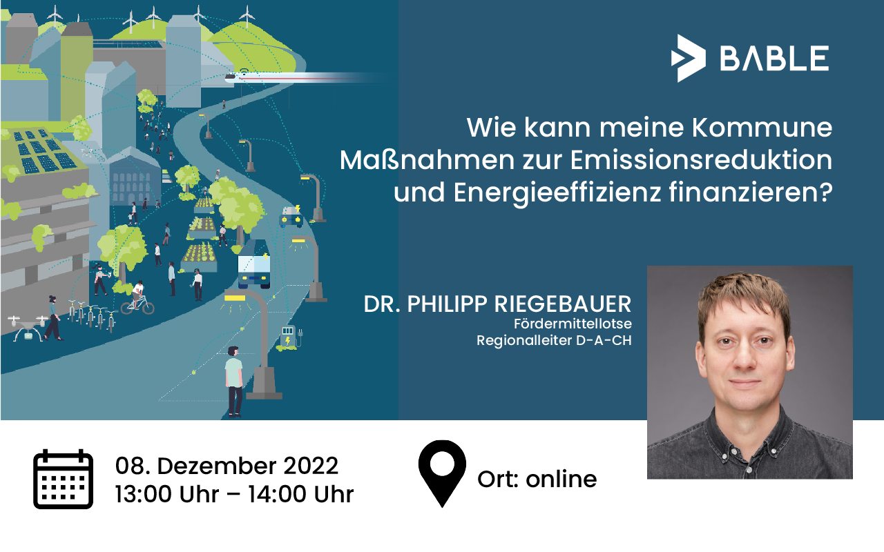 Online seminar "Financing: Emissions Reduction and Energy Efficiency"