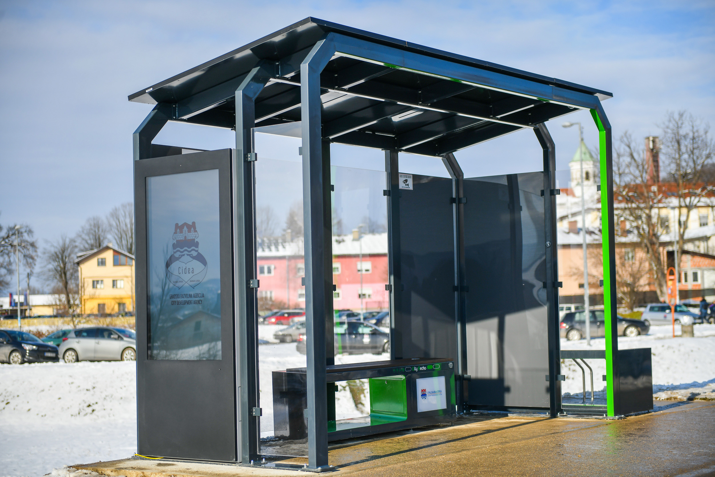 Solar-Busbahnhof in Banja Luka