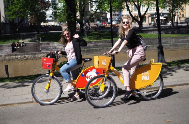 Fahrrad- und Carsharing-Angebote in Turku