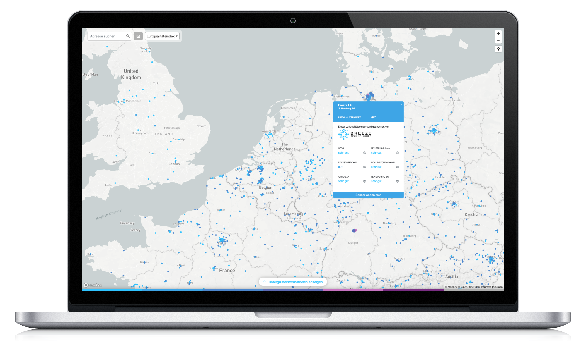 Plate-forme citoyenne pour la qualité de l'air urbain