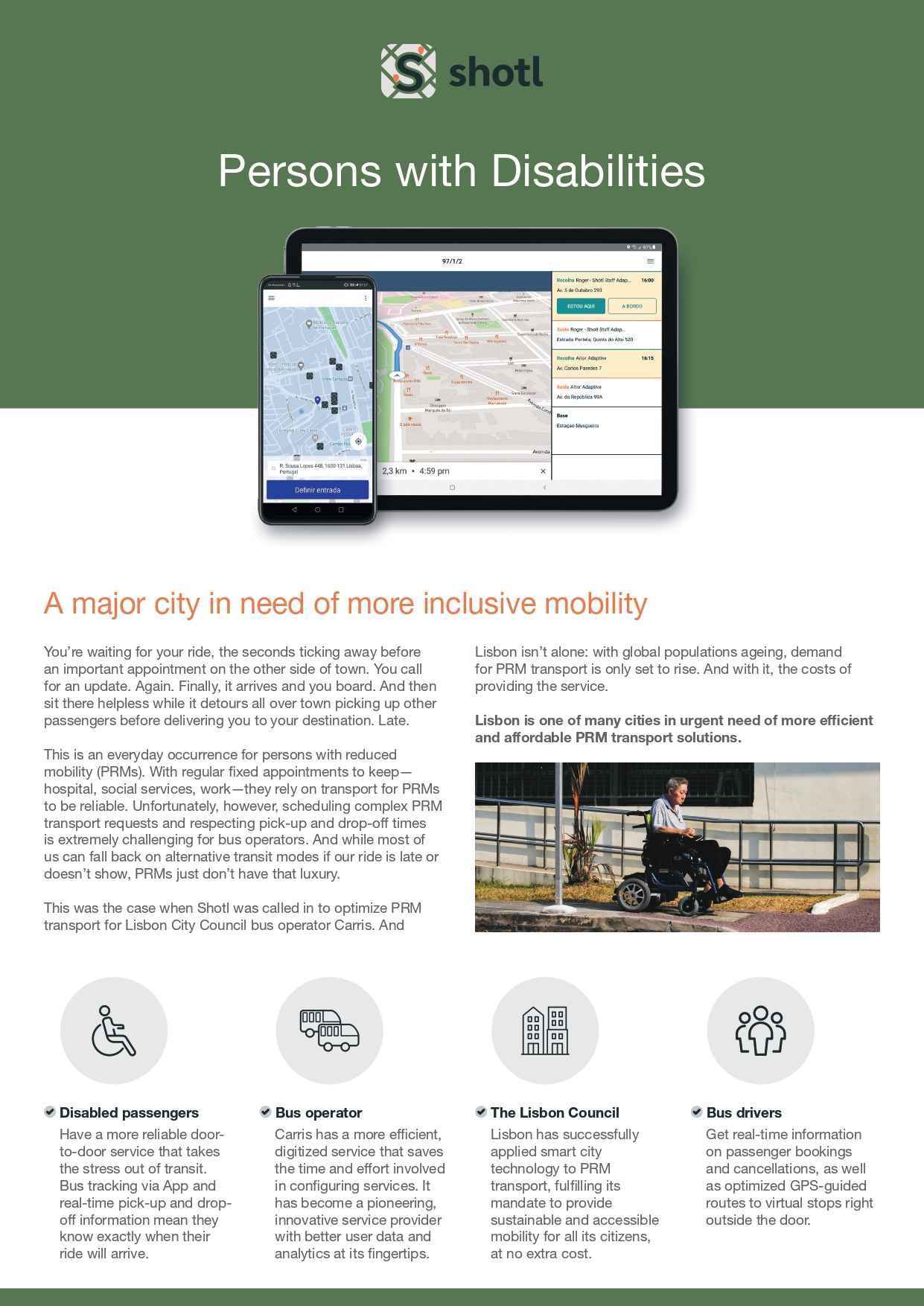 Providing On-Demand Mobility Services for Persons with Reduced Mobility (PRMs)