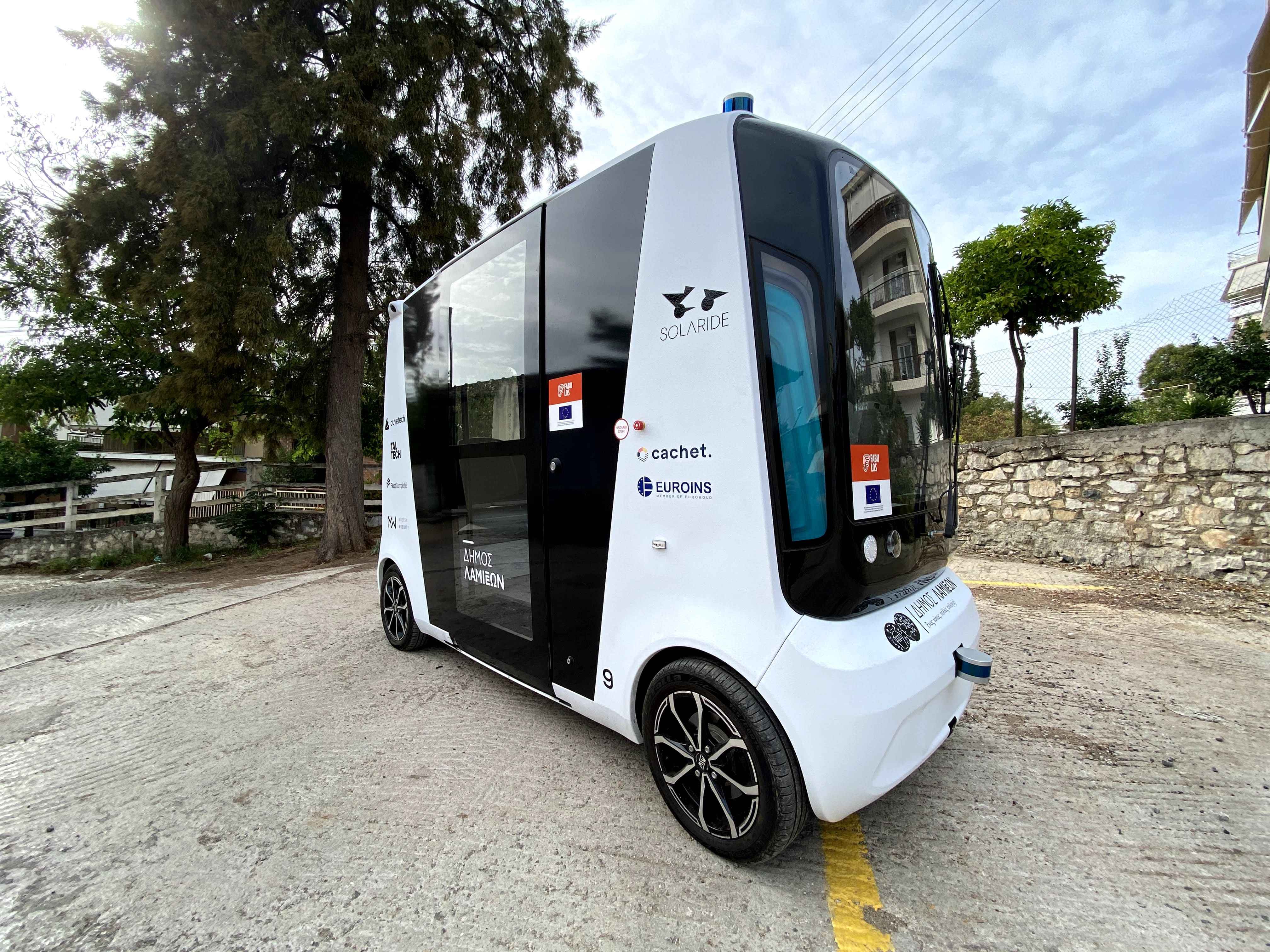Autonomous Shuttles and the Use of Solar Energy on the Streets of Lamia, Greece