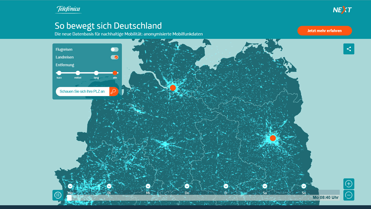 Smart Data analysis for Mobility and Transport Planning