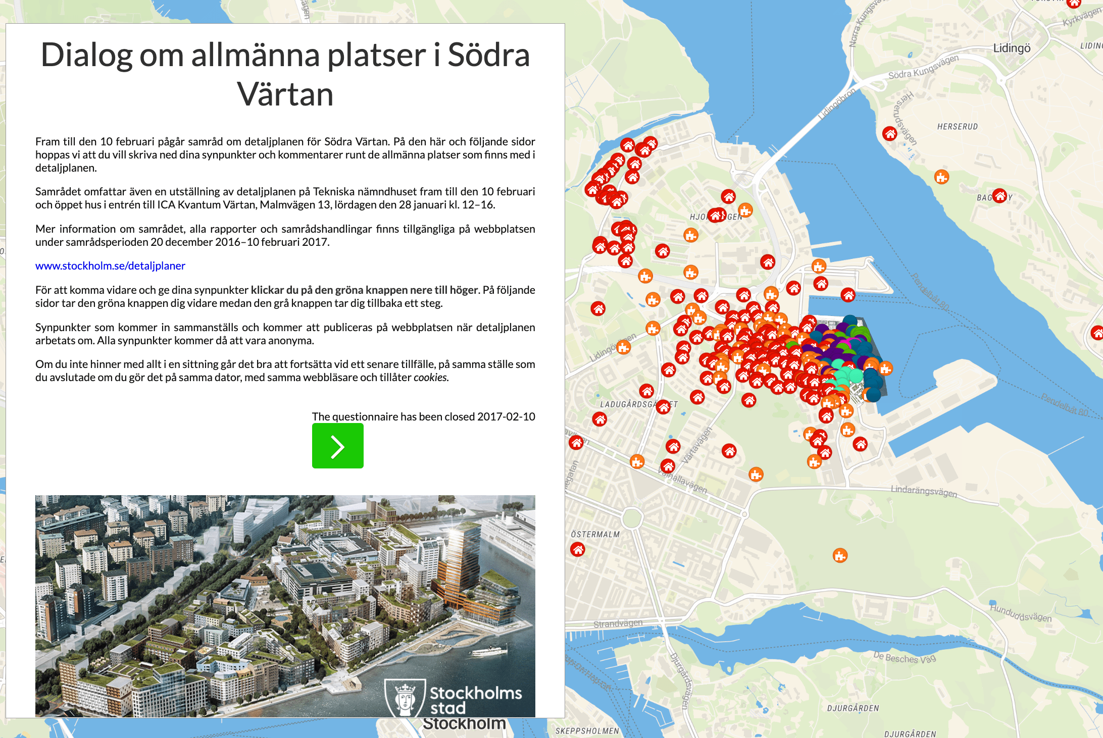 Public Participation in Södra Värtan, Stockholm