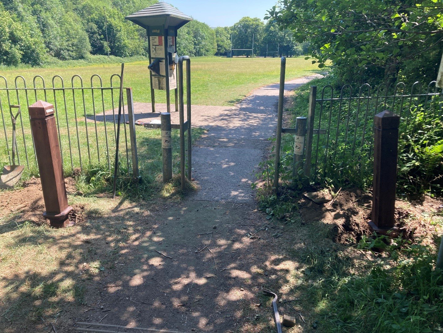 Monitoraggio degli spostamenti attivi di Abertillery Park