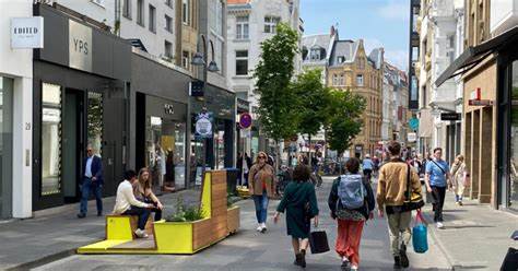 Köln, Ehrenstraße - Straße zur Fußgängerzone