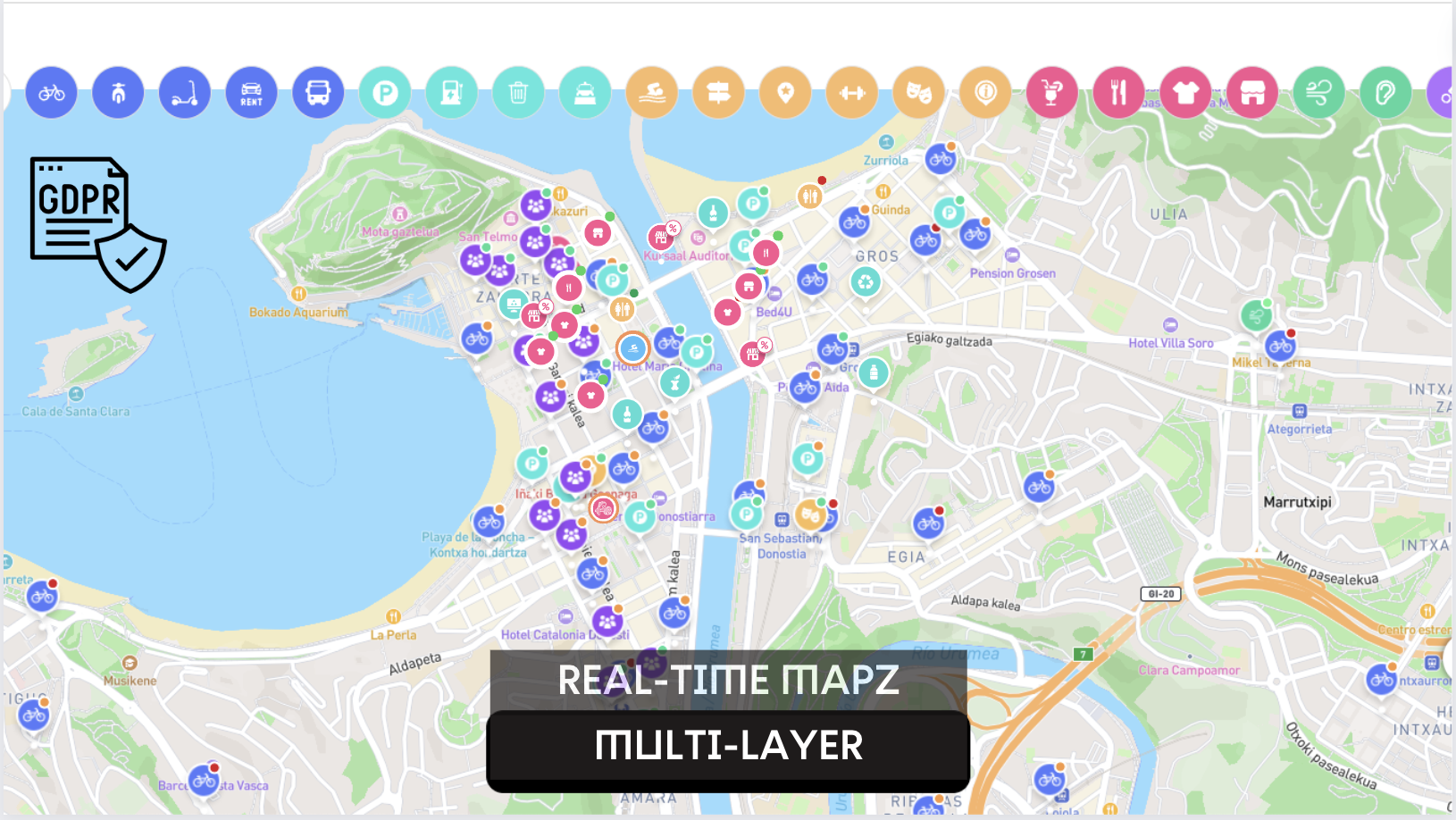 Trasformare San Sebastián in una città intelligente e sostenibile con servizi innovativi in tempo reale