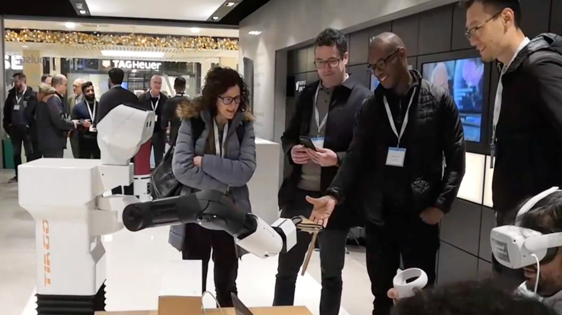 Robotic embodiment: universal remote control for city robots using virtual reality