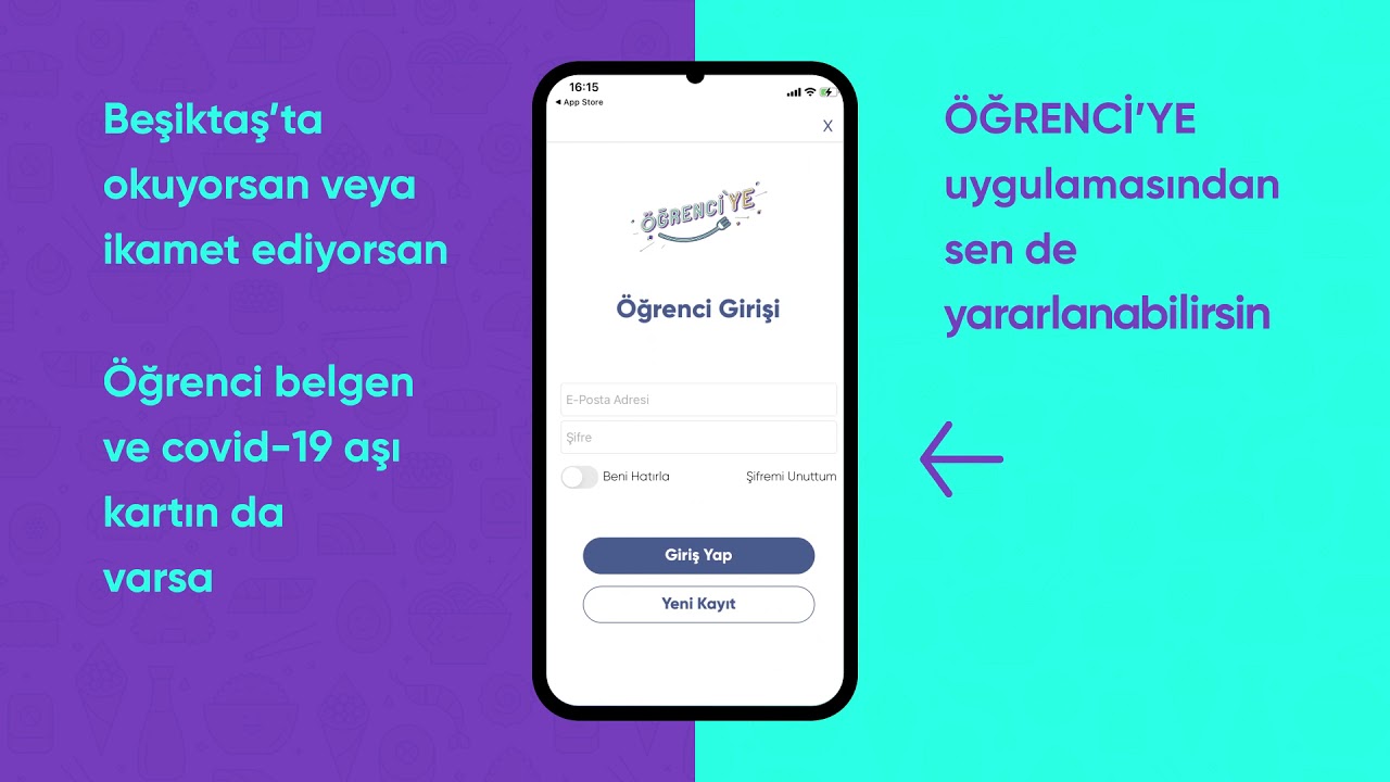 Öğrenci’Ye: An App Providing Free Meals to University Students.