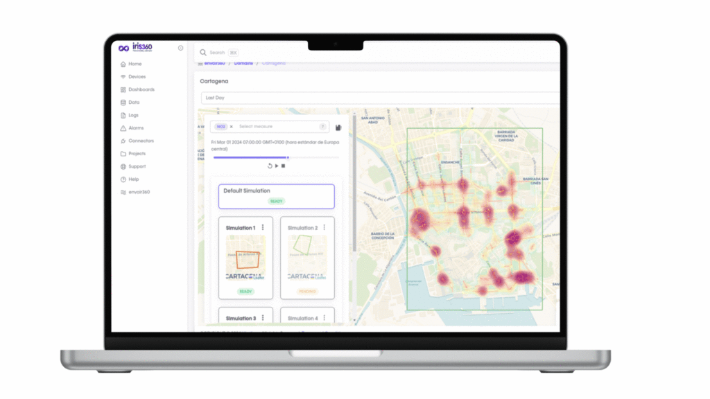 A more efficient Low Emission Zone in Cartagena with envair360