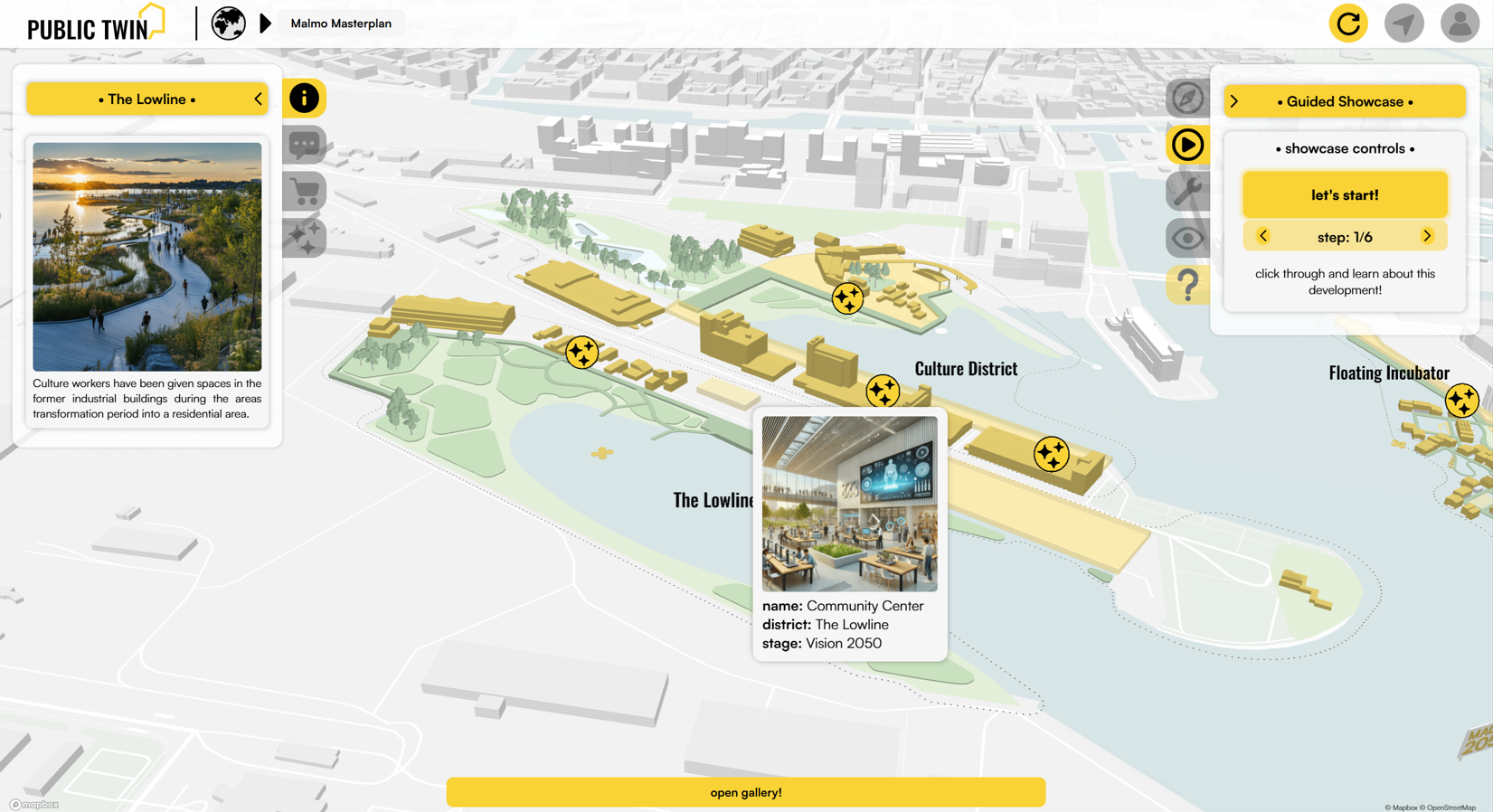 Mise en œuvre de PublicTwin pour l'engagement des citoyens dans la revitalisation du port de Malmö - Nyhamnen.