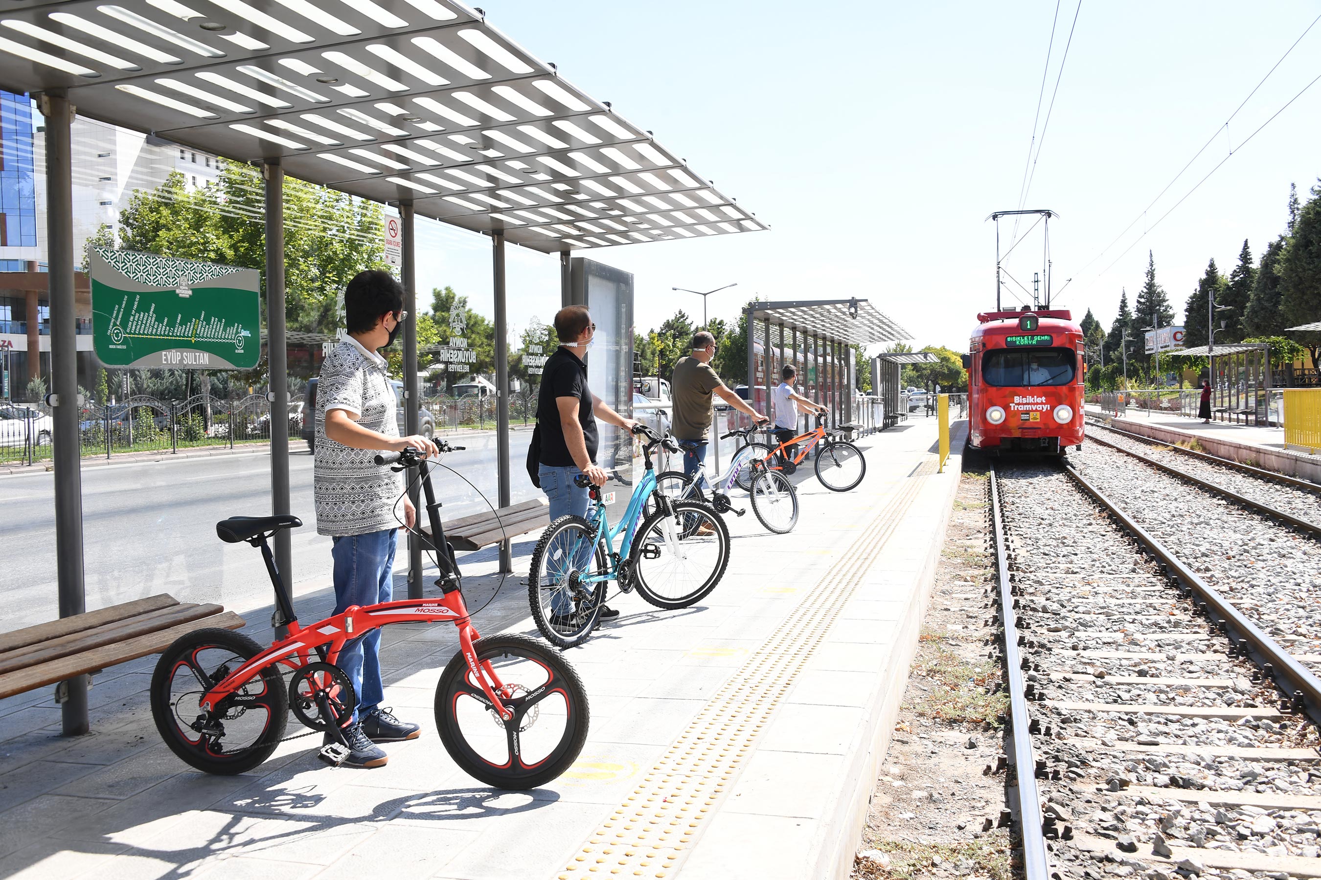 Il tram in bicicletta di Konya