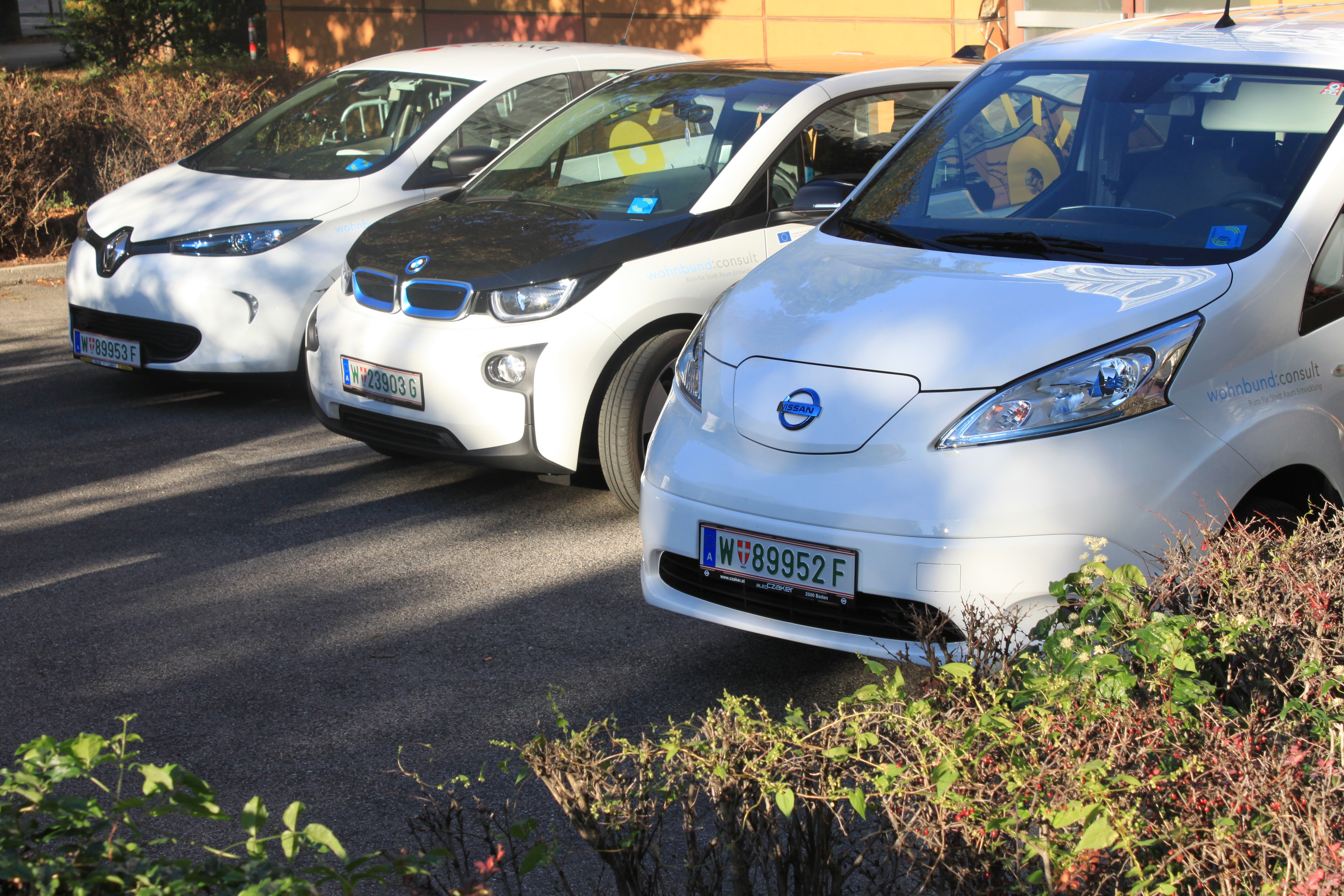 E-Car Sharing in social housing BWSG-Hauffgasse