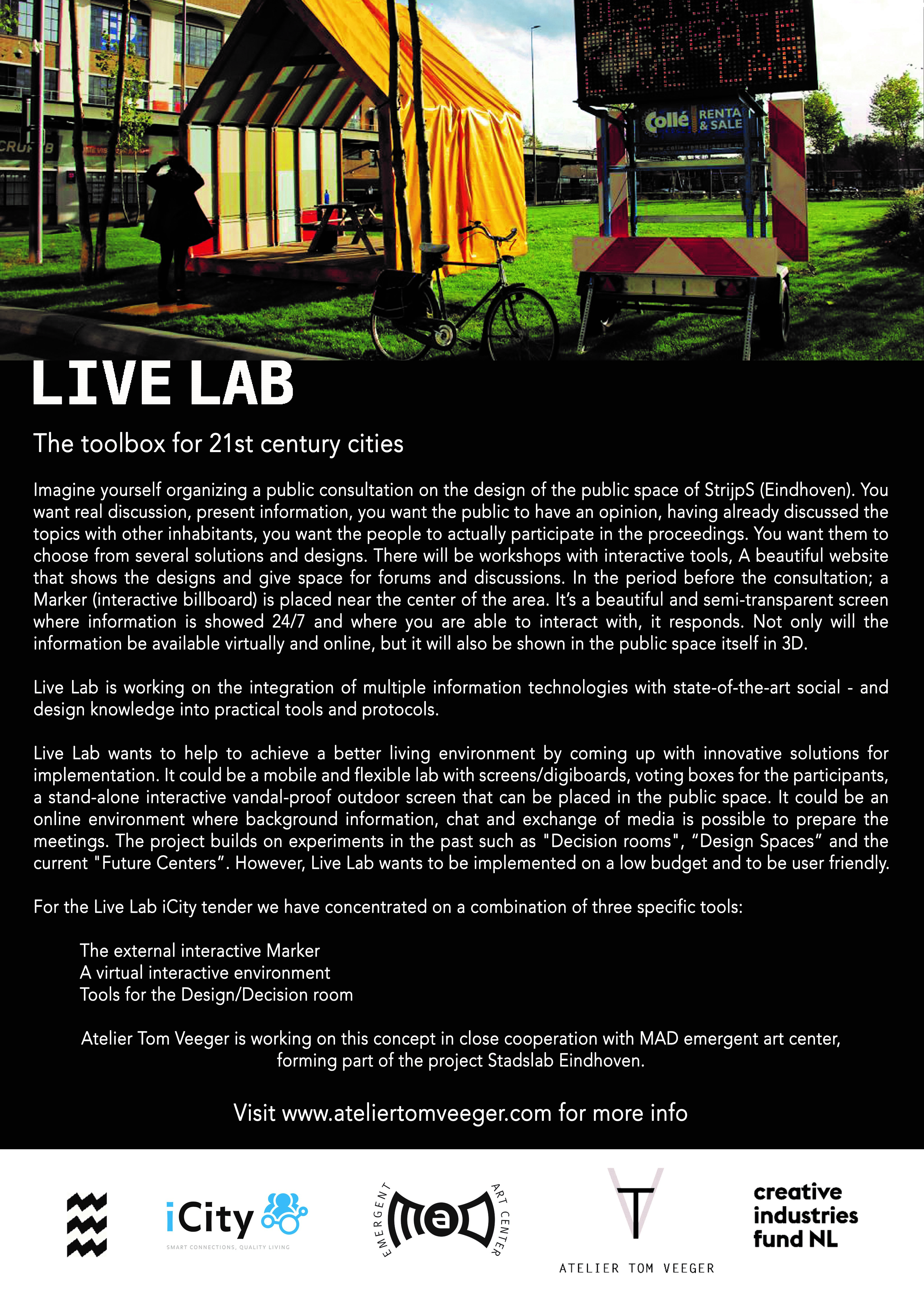 Live laB TOOLKIT FOR Participatory design in Public Space