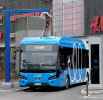 Sistema de carga de autobuses eléctricos