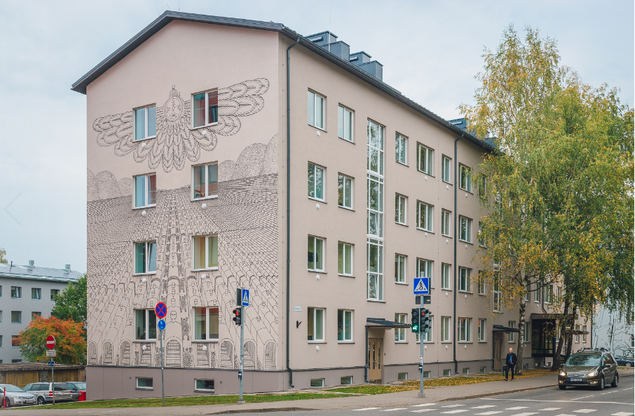 Nachrüstung alter sowjetischer Wohnhäuser in Tartu